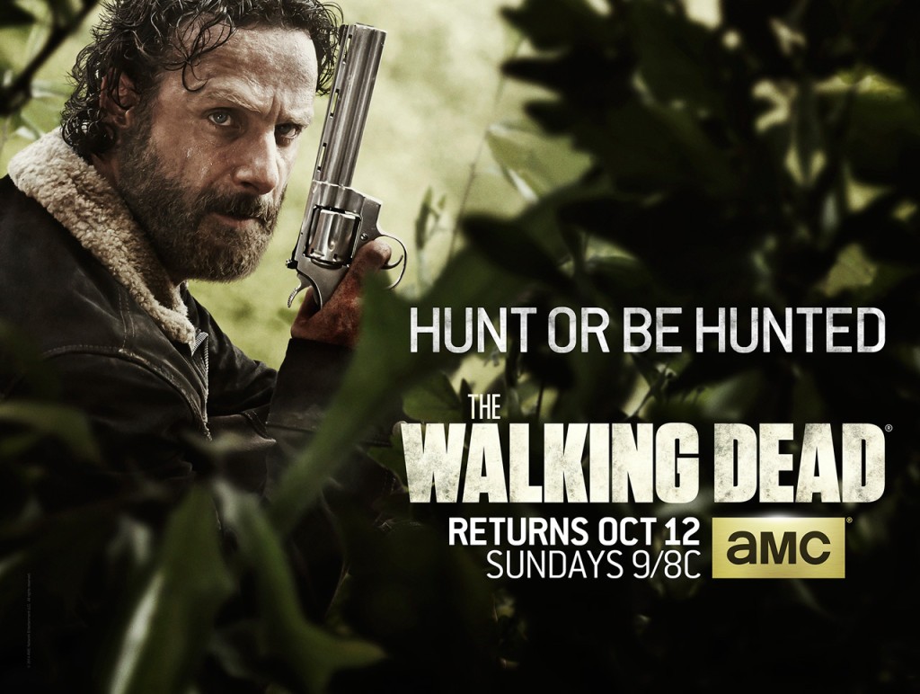 Rick Grimes (played by Andrew Lincoln) returns with his trusty Colt Python in hand in this new key art image released for Season 5.
