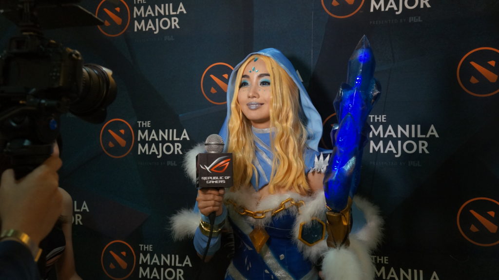 The lovely Alodia graces the Majors as Crystal Maiden!