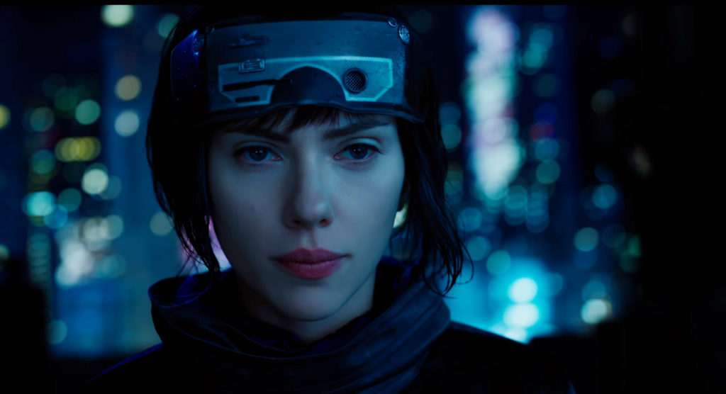 Scarlett Johansson as 'The Major', Ghost in the Shell (Source: Paramount Pictures)