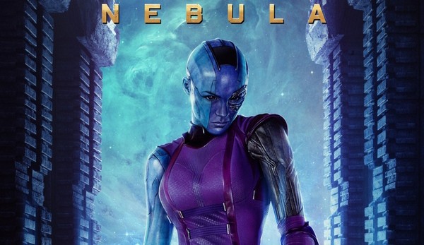 Karen Gillan's Nebula plays sister to Zoe Saldana's Gamora