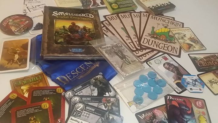 You may get awesome boardgame goodies for simply going to the event!