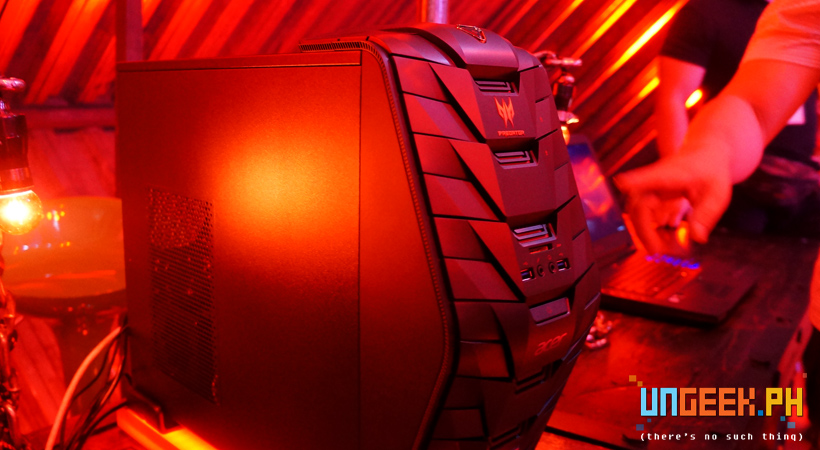 The Predator G3-710 is their powerhouse of a gaming rig. And it looks quite menacing as well!
