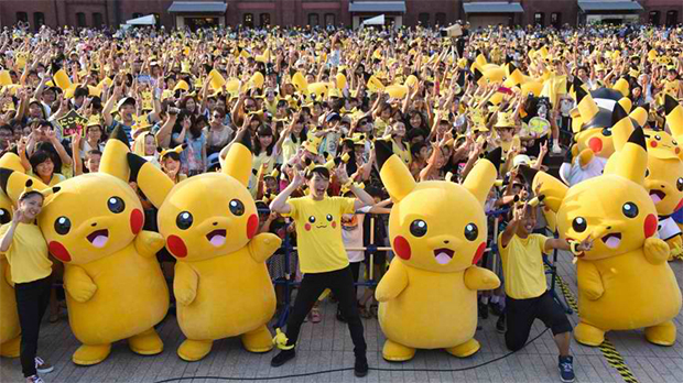 'Pikachu Outbreak' event in Yokohama