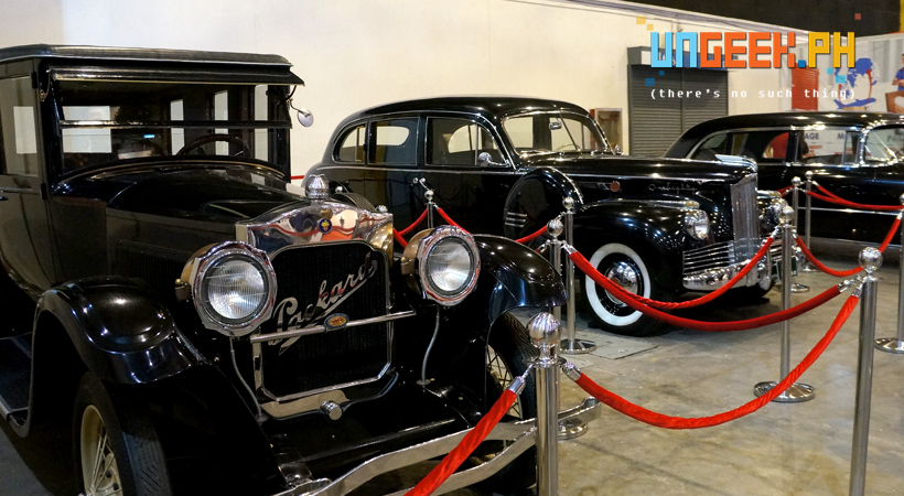 These are the actual Presidential cars used way back when.