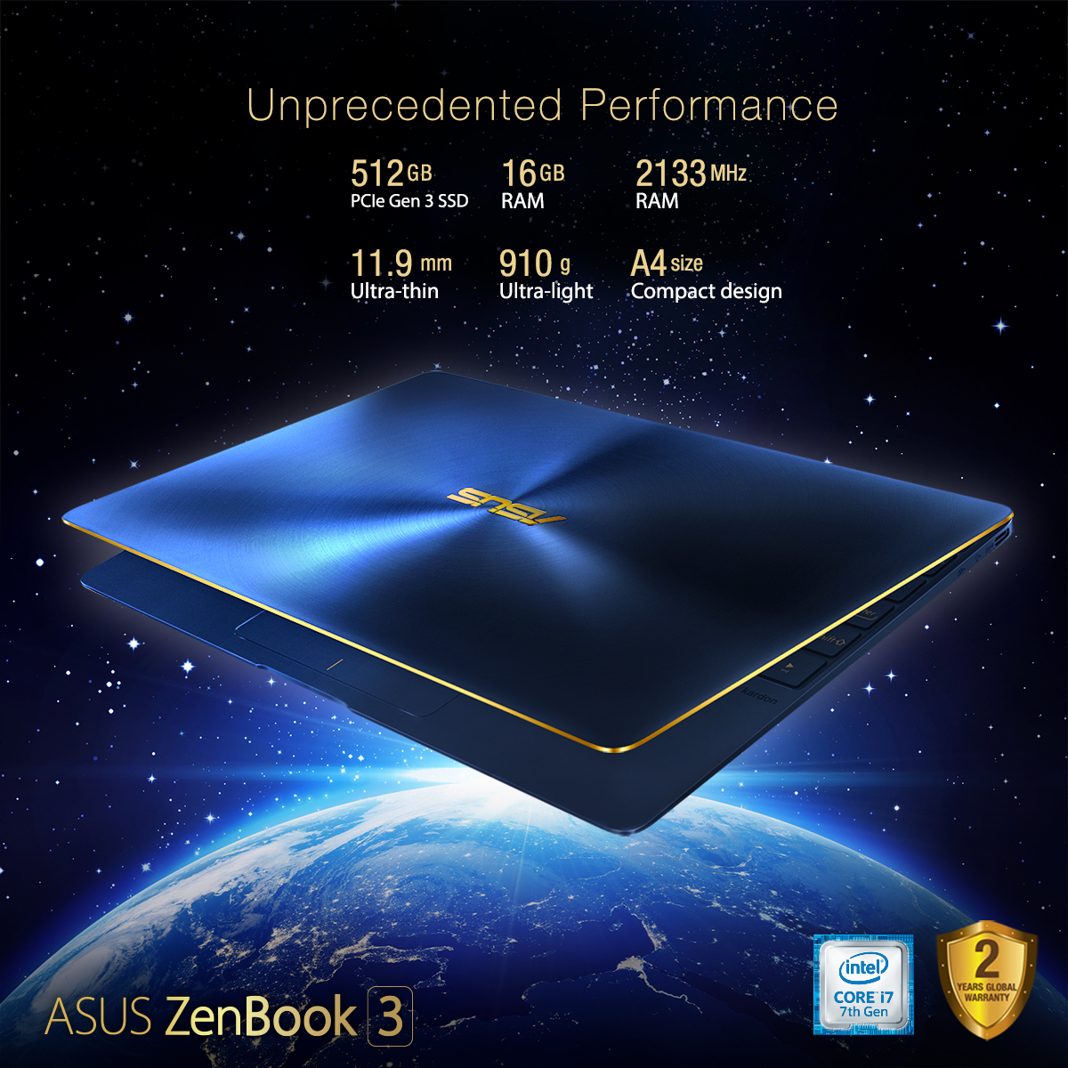 This is what you get when you match beauty and brawn, a perfect balance that can only be seen from the Zenbook 3!