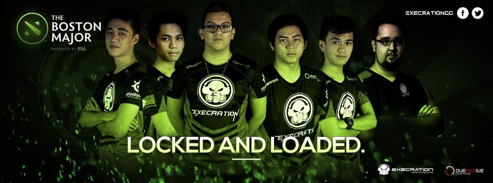 Execration is all in for the Boston Major! (image courtesy of the Execration Facebook page)