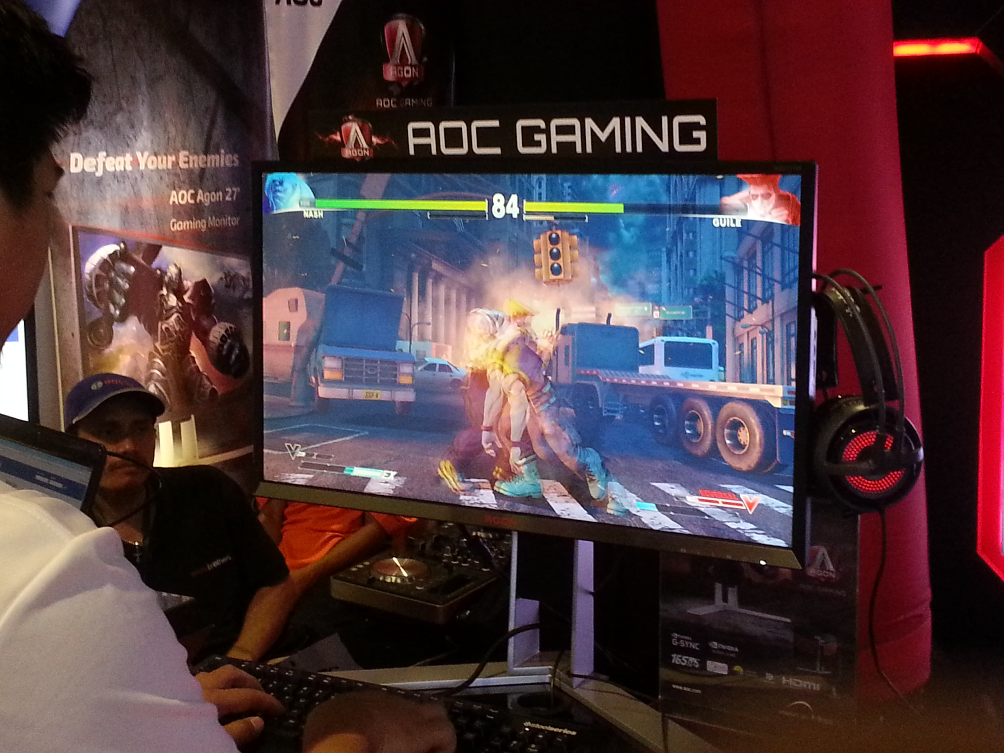 Whether racing or fighting games, AGON monitors always performs!