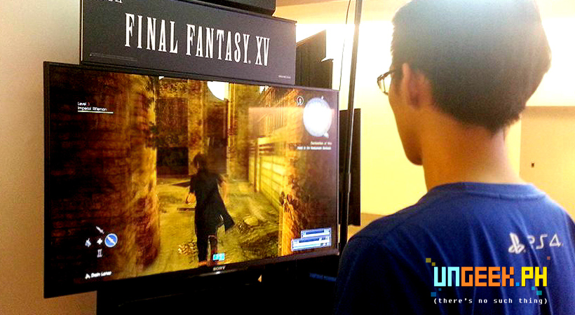 People can play test Final Fantasy XV outside the concert hall