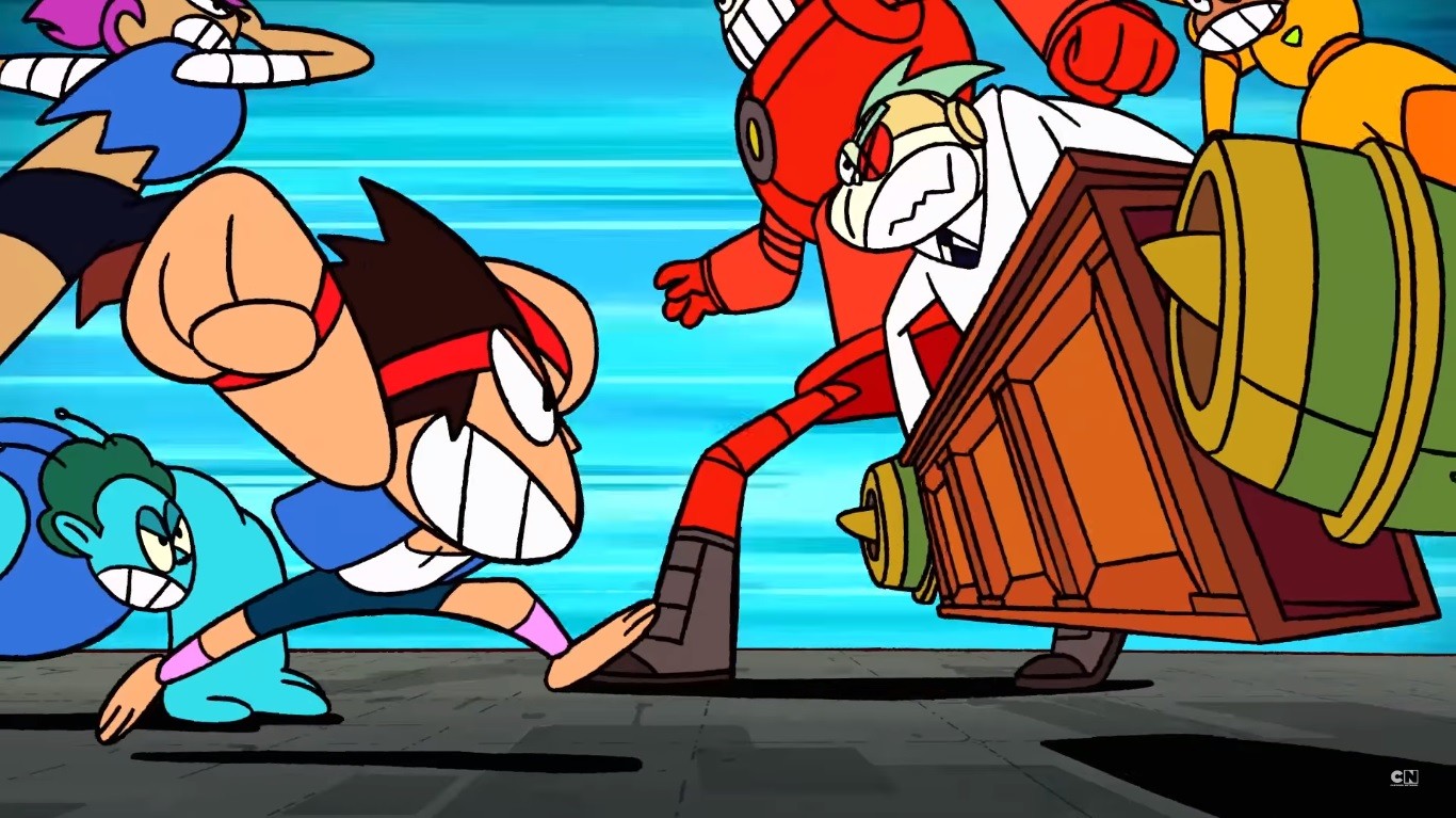 It's a Knockout! 'OK . Let's Be Heroes' now on Cartoon Network!