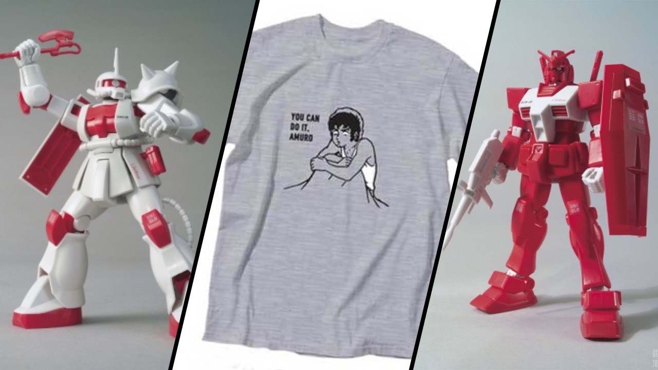 Uniqlo announces a Gundam Collection with Awesome Shirts AND GunPla