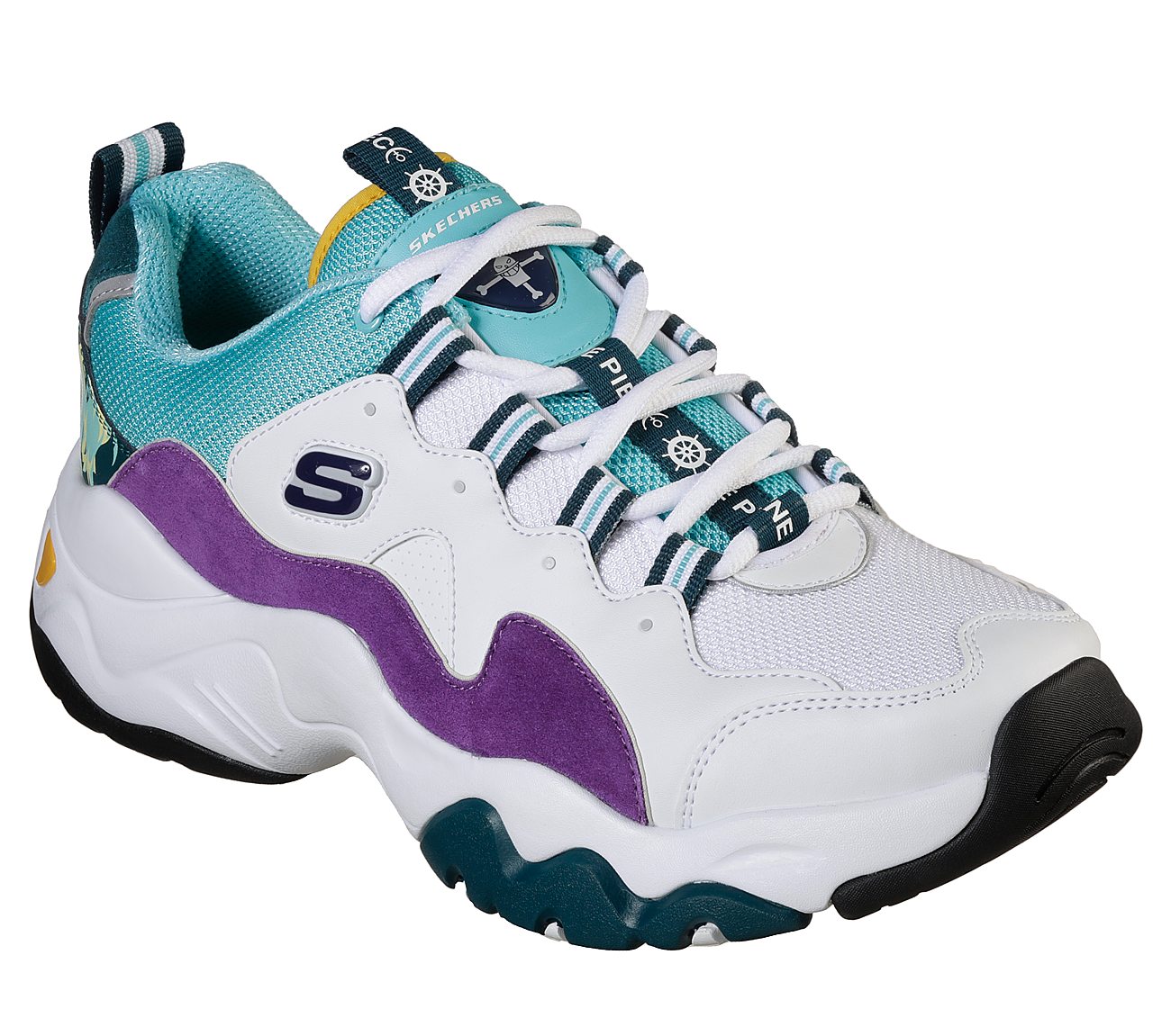 télex Conejo Alaska Skechers collabs with One Piece for new D'Lites 3.0 collection