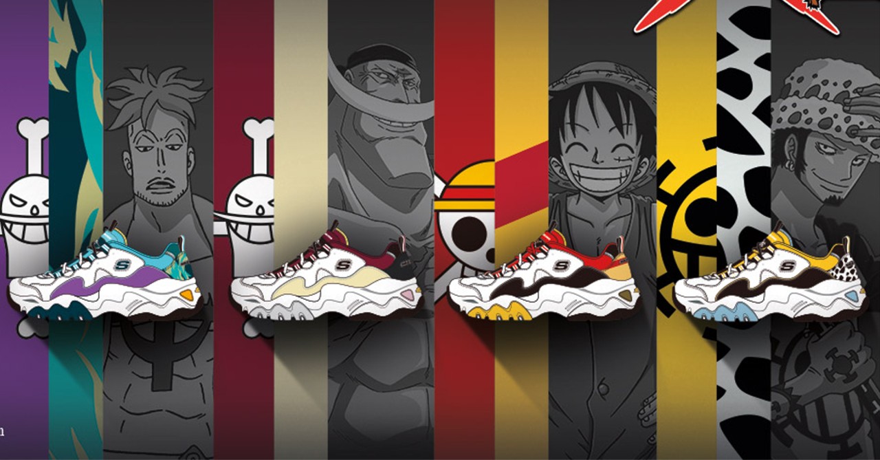 one piece skechers characters