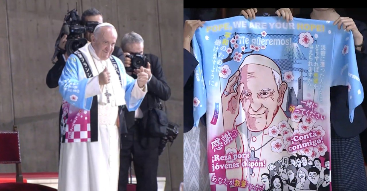 Featured image of post Pope Wearing Anime Robe And you know what that means