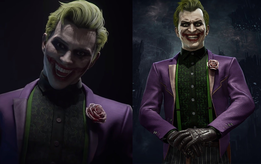 Mortal Kombat 11 vs INJUSTICE vs INJUSTICE 2 vs MKvsDCU - Joker Character  Model Comparison 