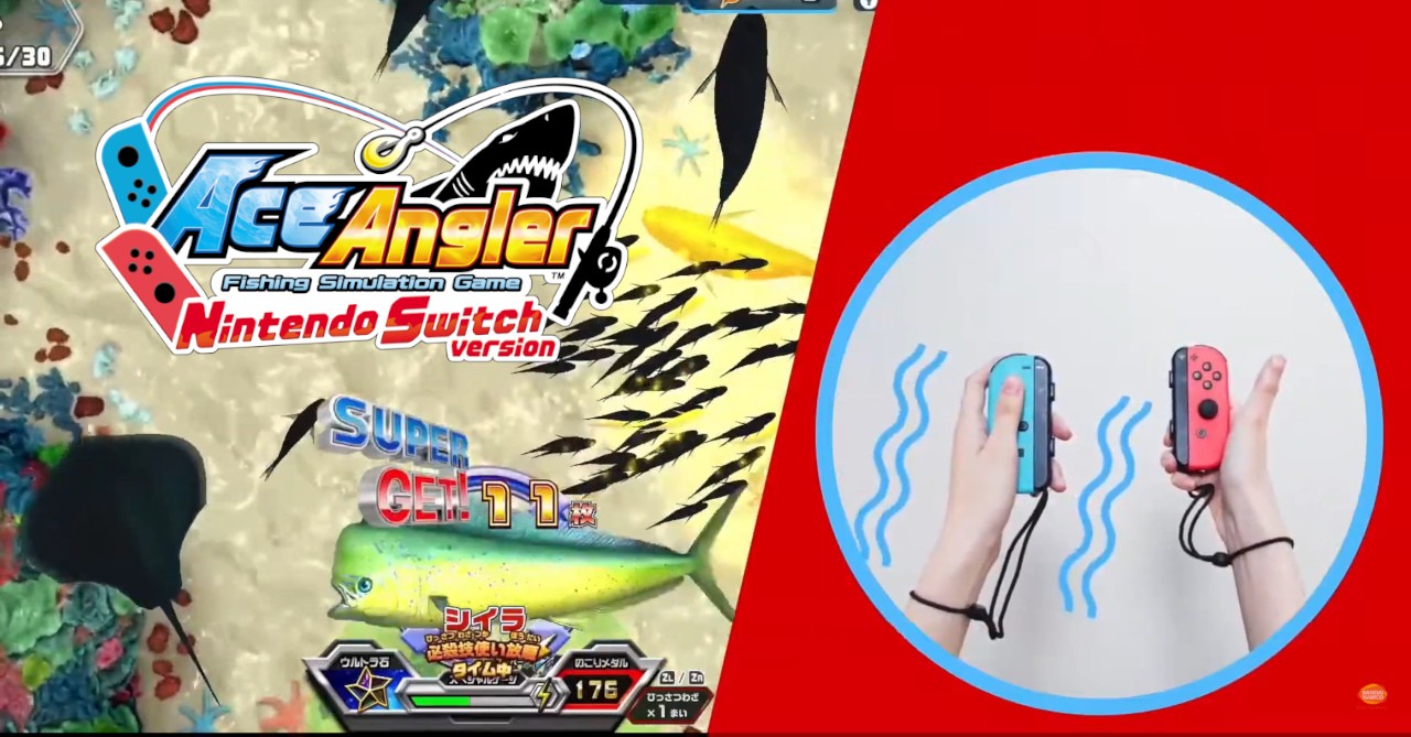 Ace Angler' is a fishing simulator for the Switch that lets you use your  Joy-con as a fishing rod
