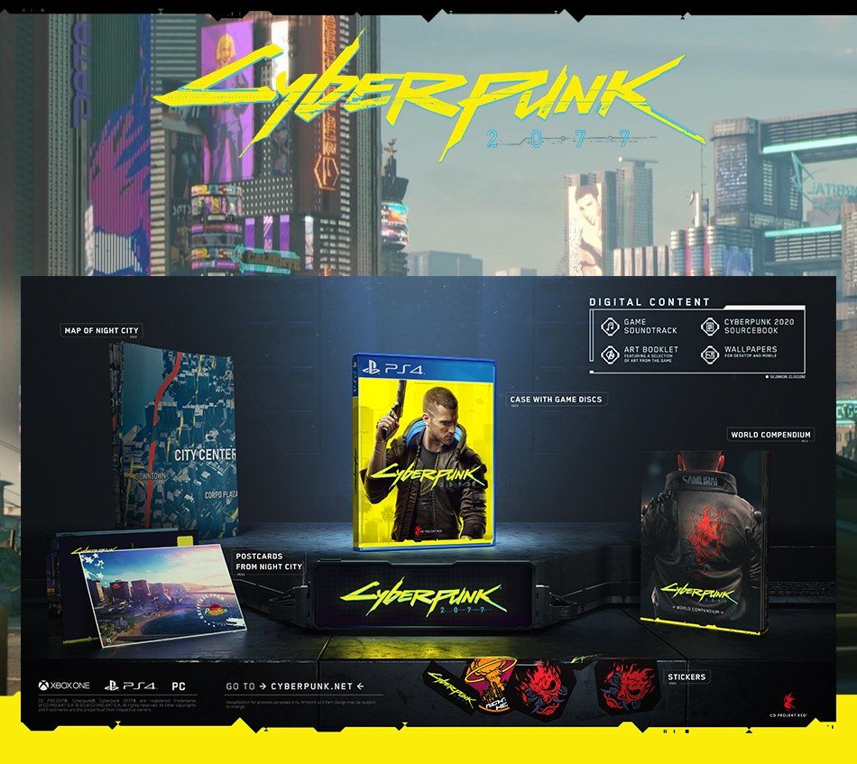 cyberpunk 2077 pre order collector's edition