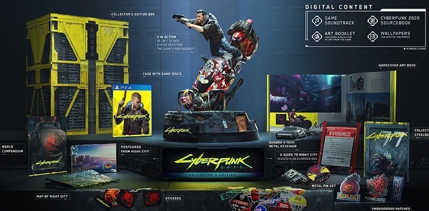 cyberpunk 2077 pre order collector's edition