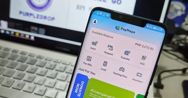 PayMaya Transaction Purpledrop