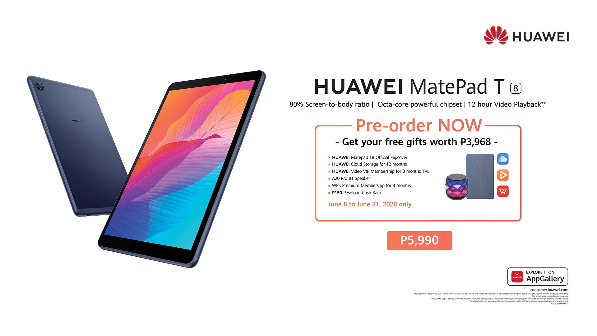 luister Uitsteken Gezond eten The affordable Huawei MatePad T8 is now available for pre-order in the  Philippines
