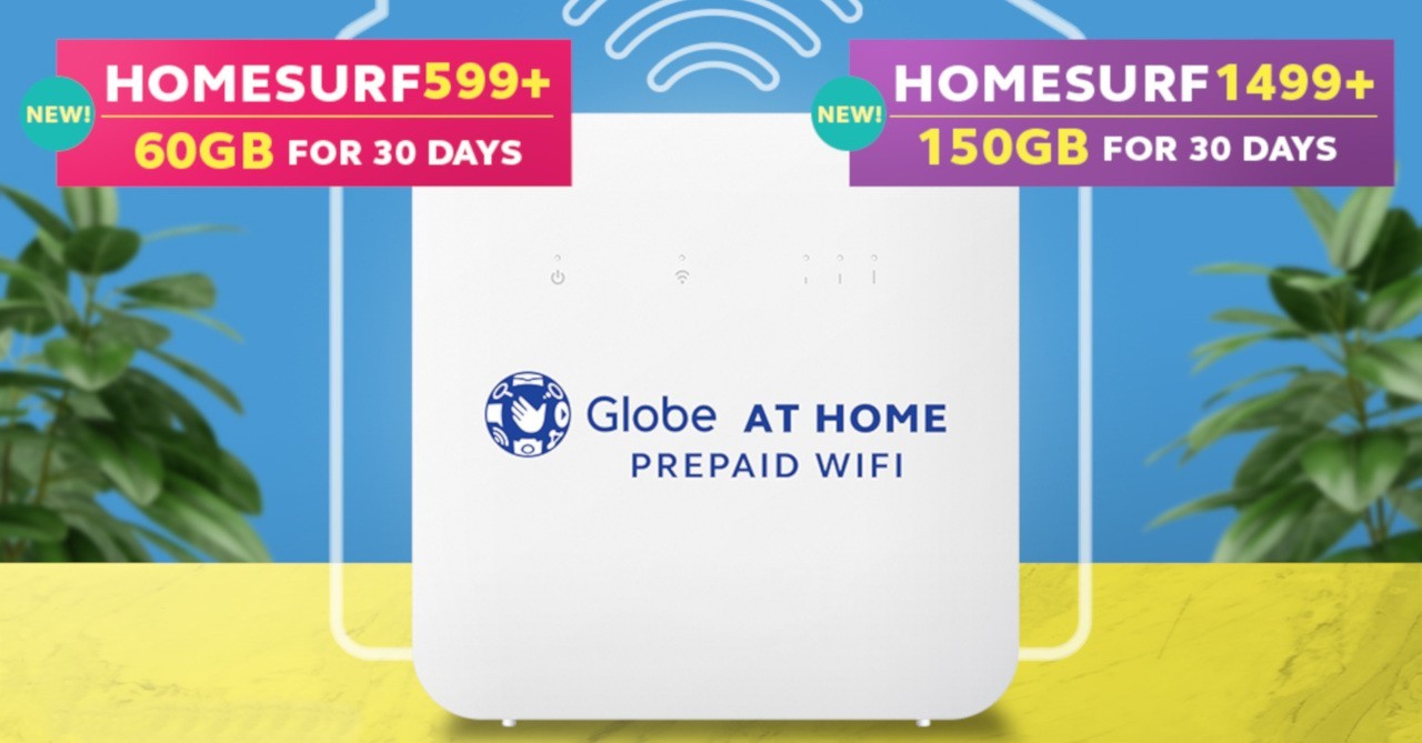 Globe At Home Prepaid WiFi Launches Bigger and Better HomeSURF599+ and