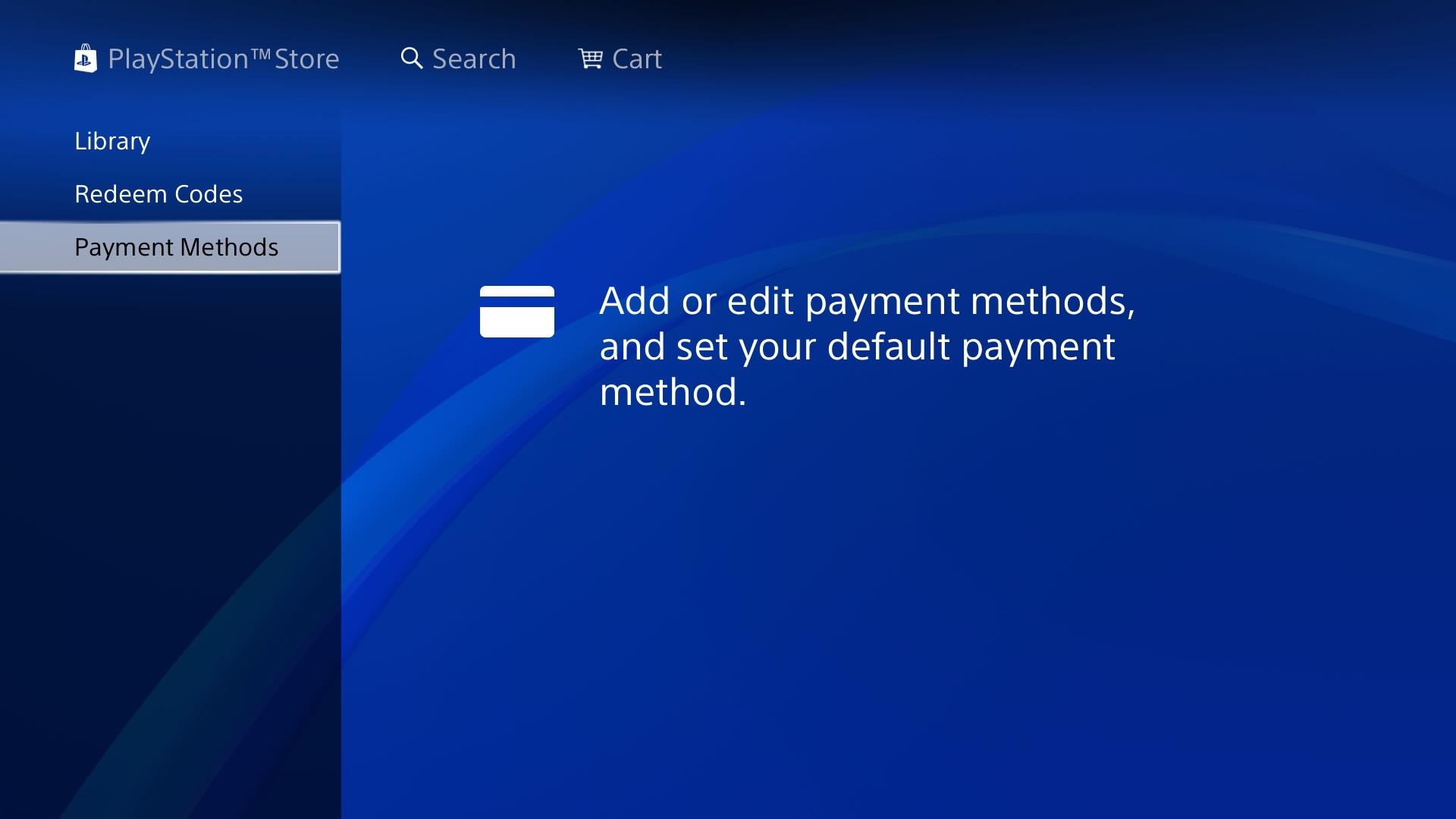 How to use Credit Card on the PlayStation Store
