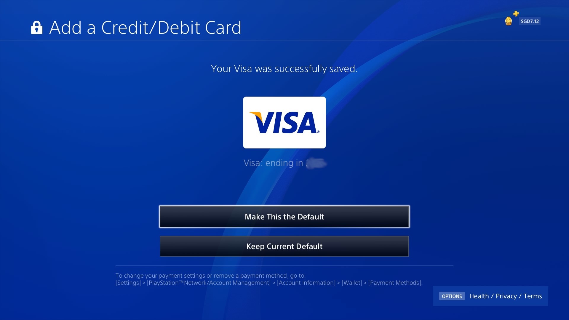 How to use Credit Card on the PlayStation Store