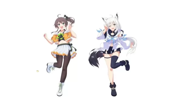 Hololive Vtubers Fubuki, Natsuiro Matsuri will appear in an Anime