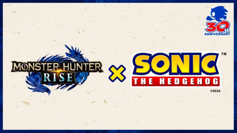 A Monster Hunter Rise x Sonic The Hedgehog collaboration is coming in November