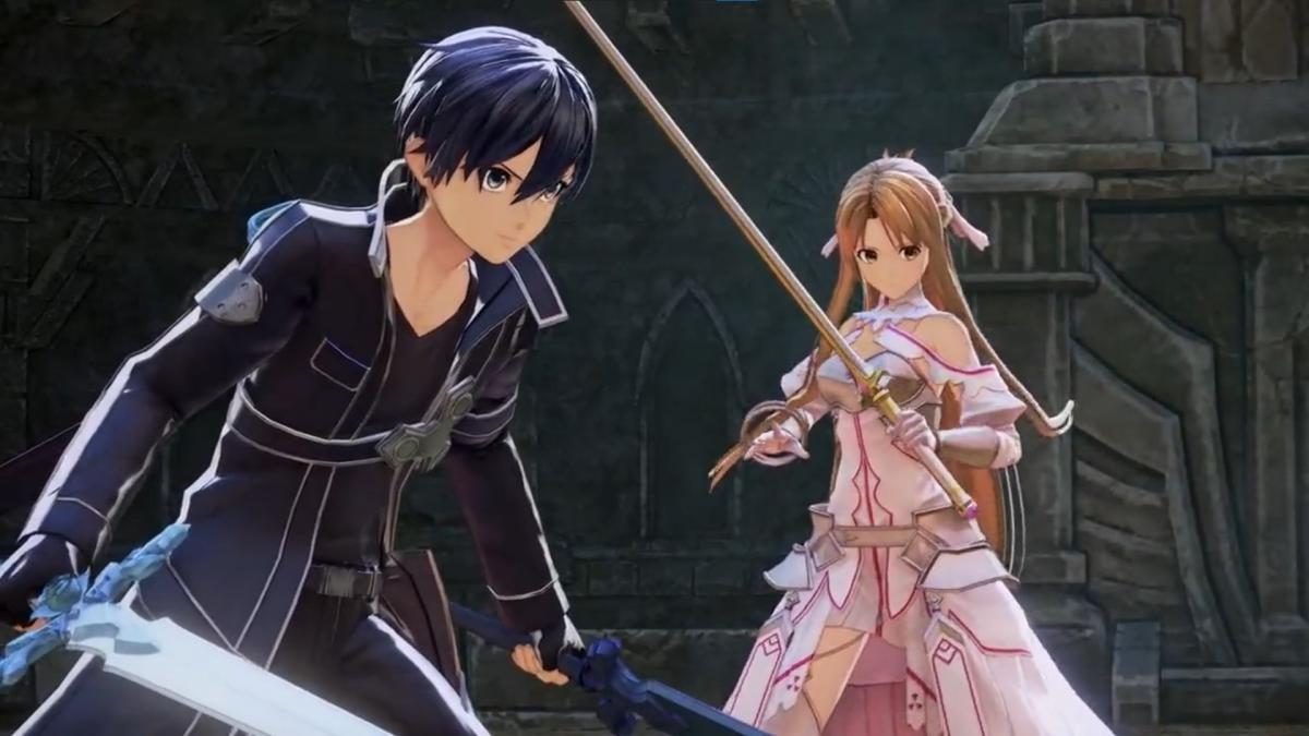 Sword Art Online Mobile Game Features Tales Of Arise Crossover; Kirito &  Leafa Dressed As Law & Rinwell - Noisy Pixel