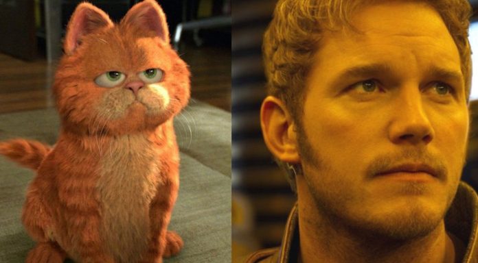 Chris Pratt is Garfield