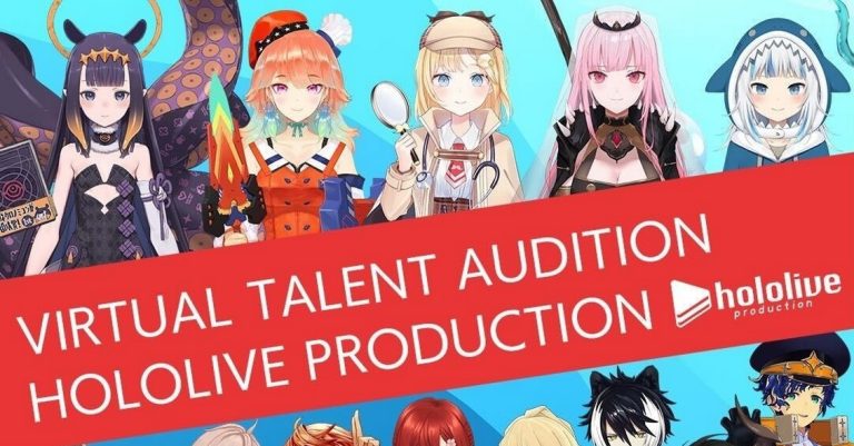 Permanent auditions for Hololive English now open, accepting male talents