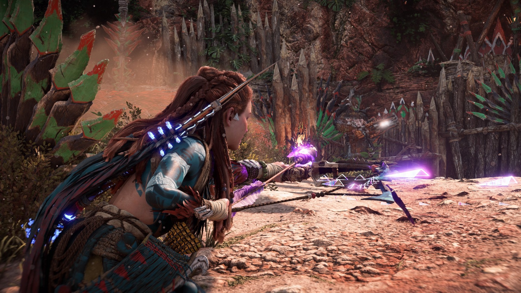 Horizon Zero Dawn Gameplay - Combat 60FPS 