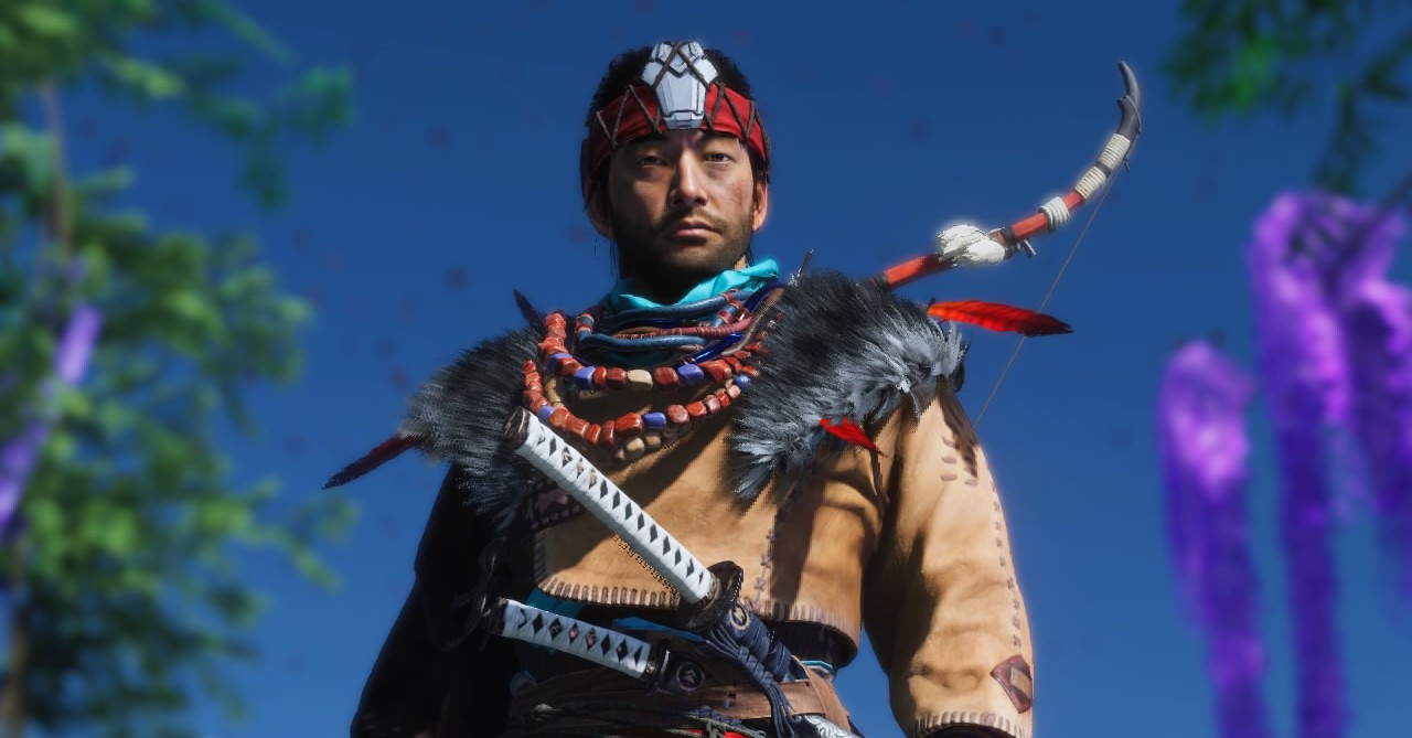 A new Ghost of Tsushima Director's Cut update adds Horizon-themed armour