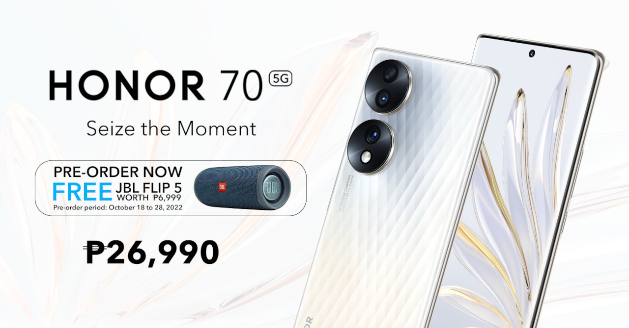 HONOR Philippines - Get Flagship-Level specs for only PHP 24,990.00 with  the HONOR 90 5G! Pre-order now to get the JBL Flip6 worth Php7499.00 for  free (until supplies last) from August 15