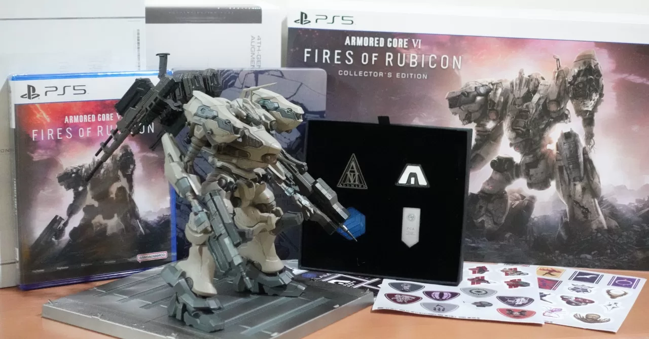 Unboxing the Armored Core VI: Fires of Rubicon Collector's Edition