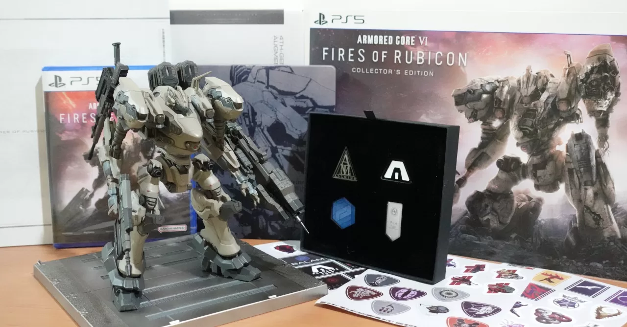 Unboxing the Armored Core VI: Fires of Rubicon Collector's Edition