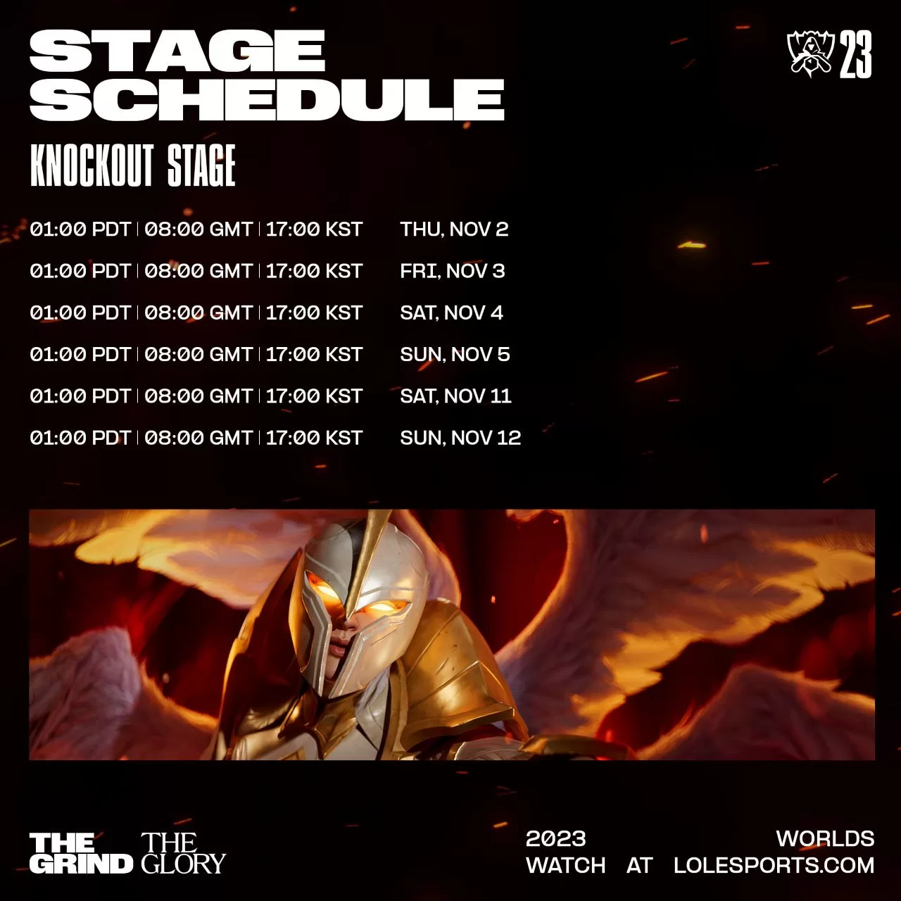 Worlds 2023 Knockout stage