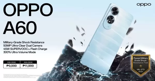 OPPO A60 is now available nation