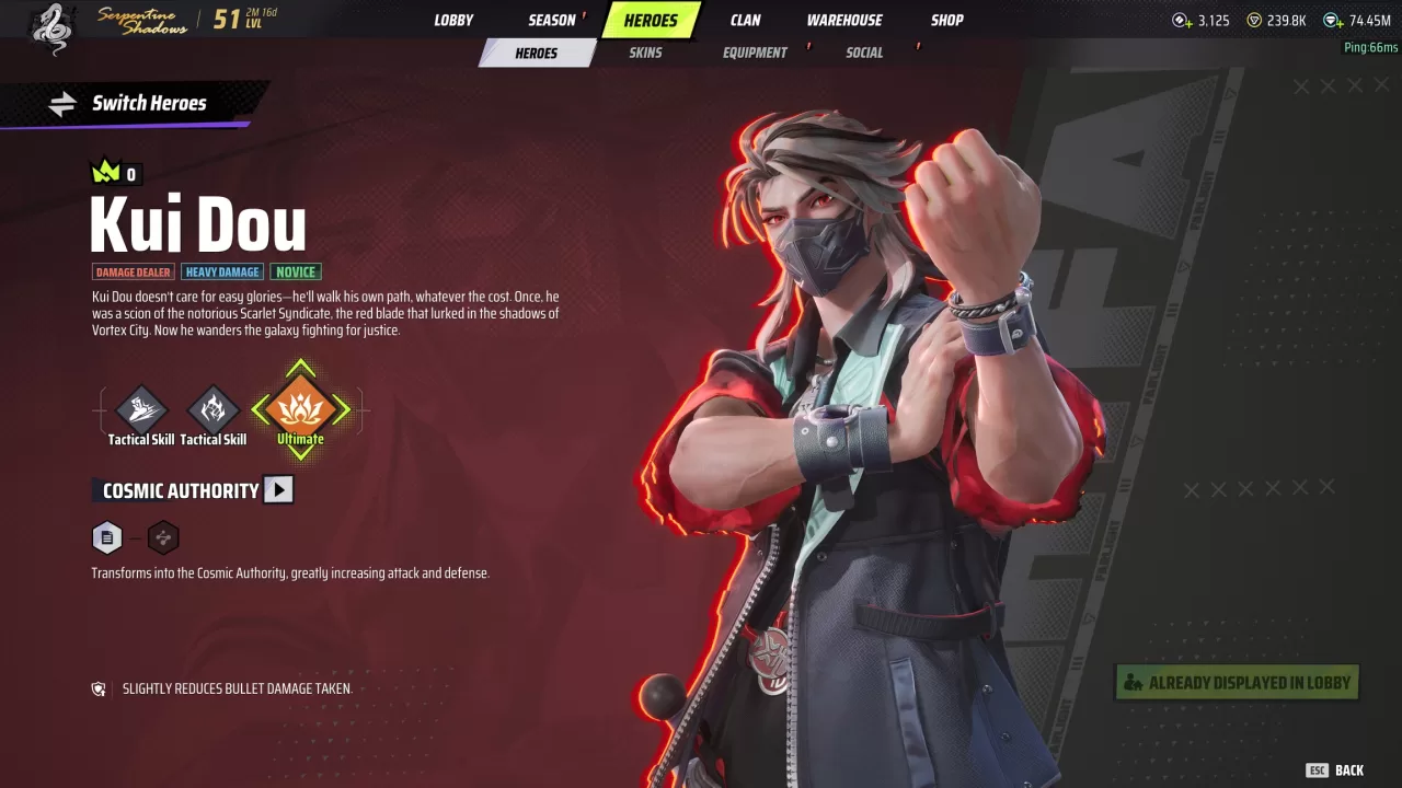 Nova UI do Farlight 84