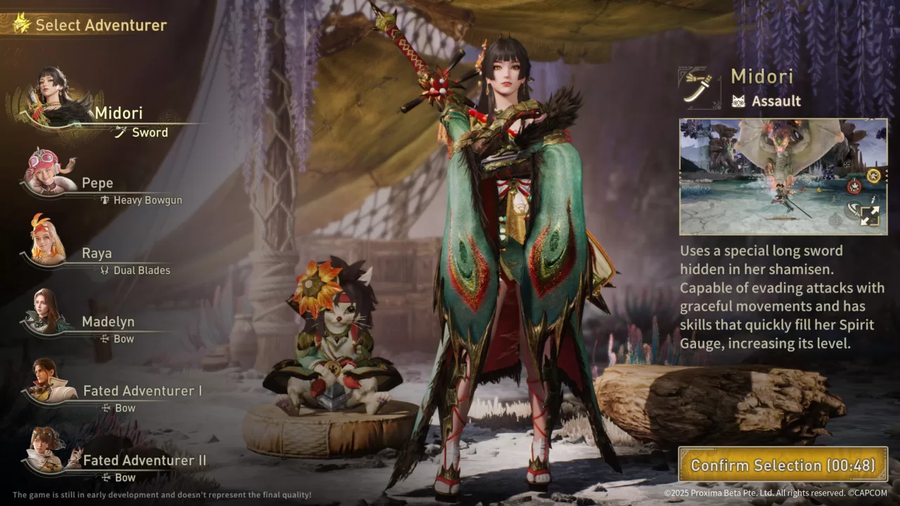 Screenshot do jogo Monster Hunter Outlanders