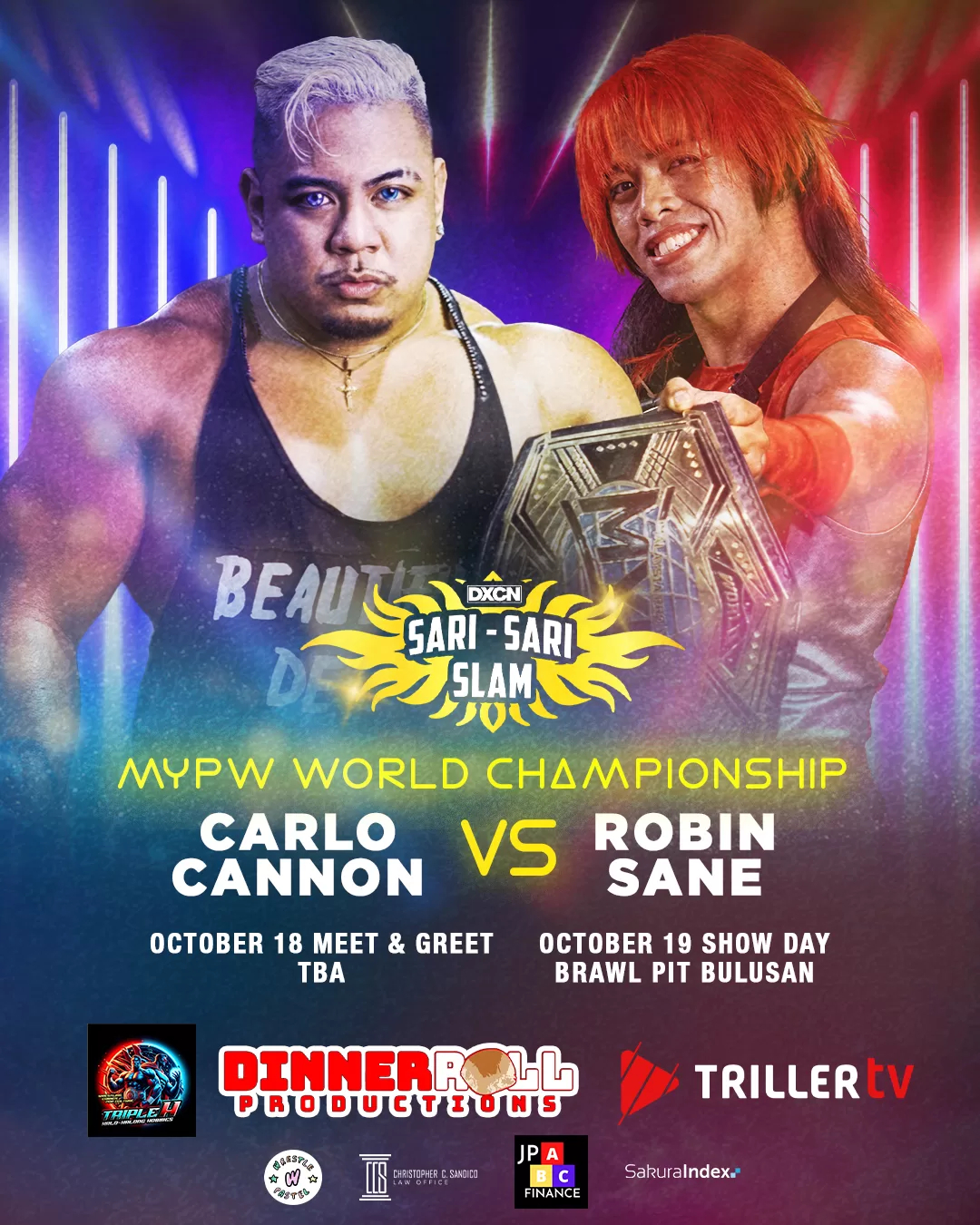 Carlo Cannon vs Robin Sane