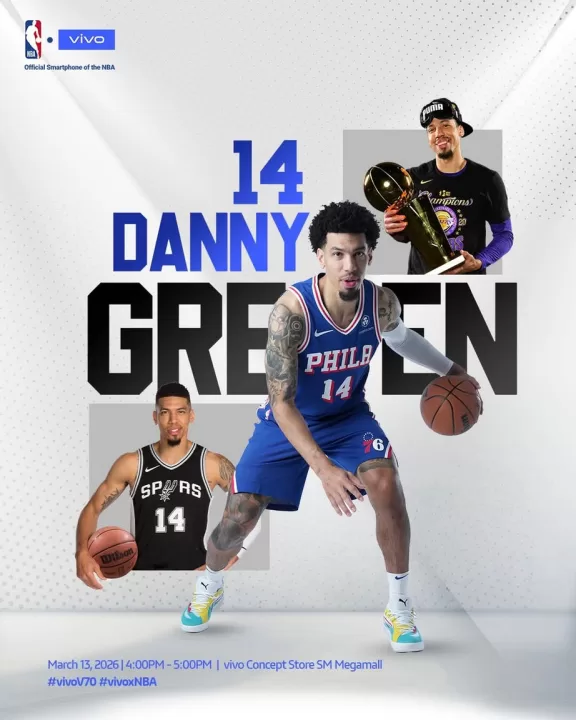 vivo is bringing Danny Green to Manila this week at SM Megamall