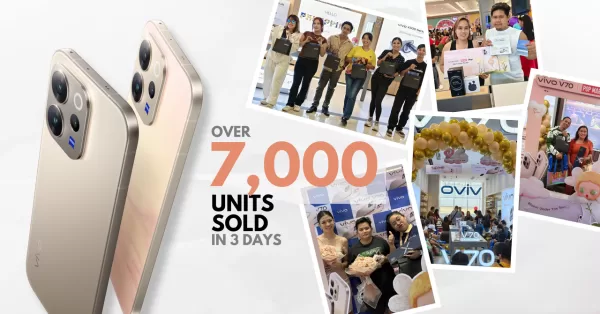 Over 7k vivo V70 units sold in 3-day nationwide rollout