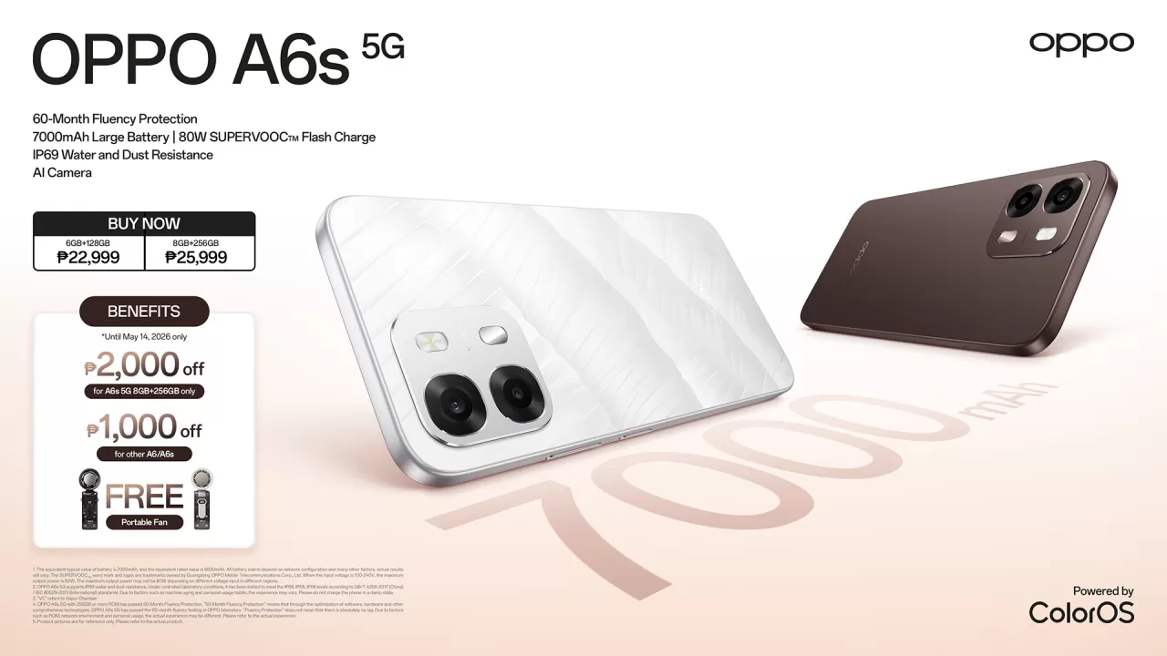 The OPPO A6s 5G is a mid-ranger that promises five years of smooth performance