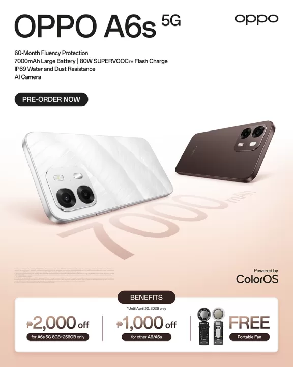 The OPPO A6s is now available for pre-order