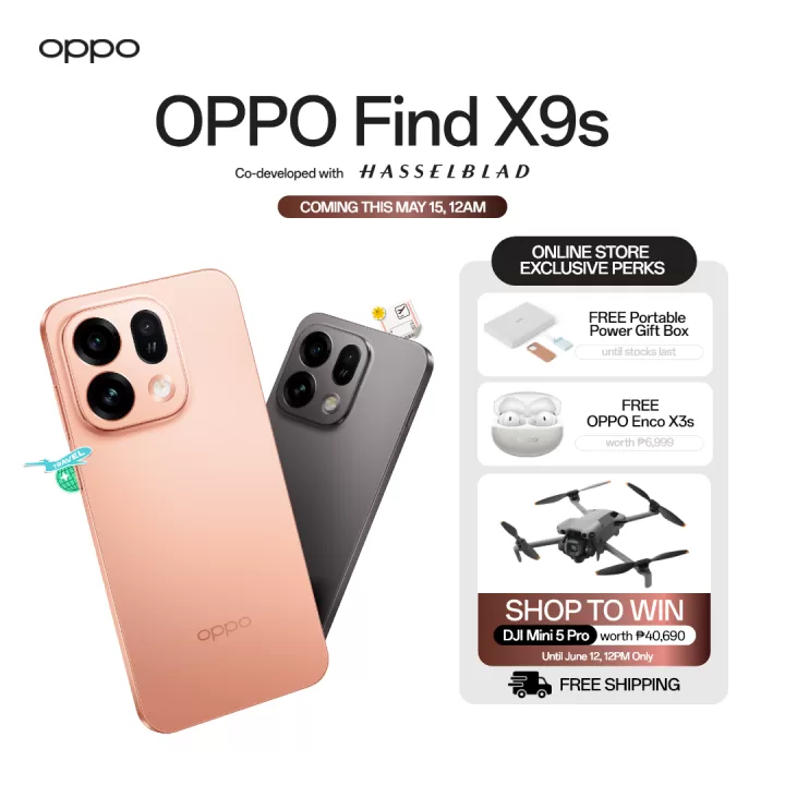 The OPPO Find X9s is now available for pre-order in the Philippines