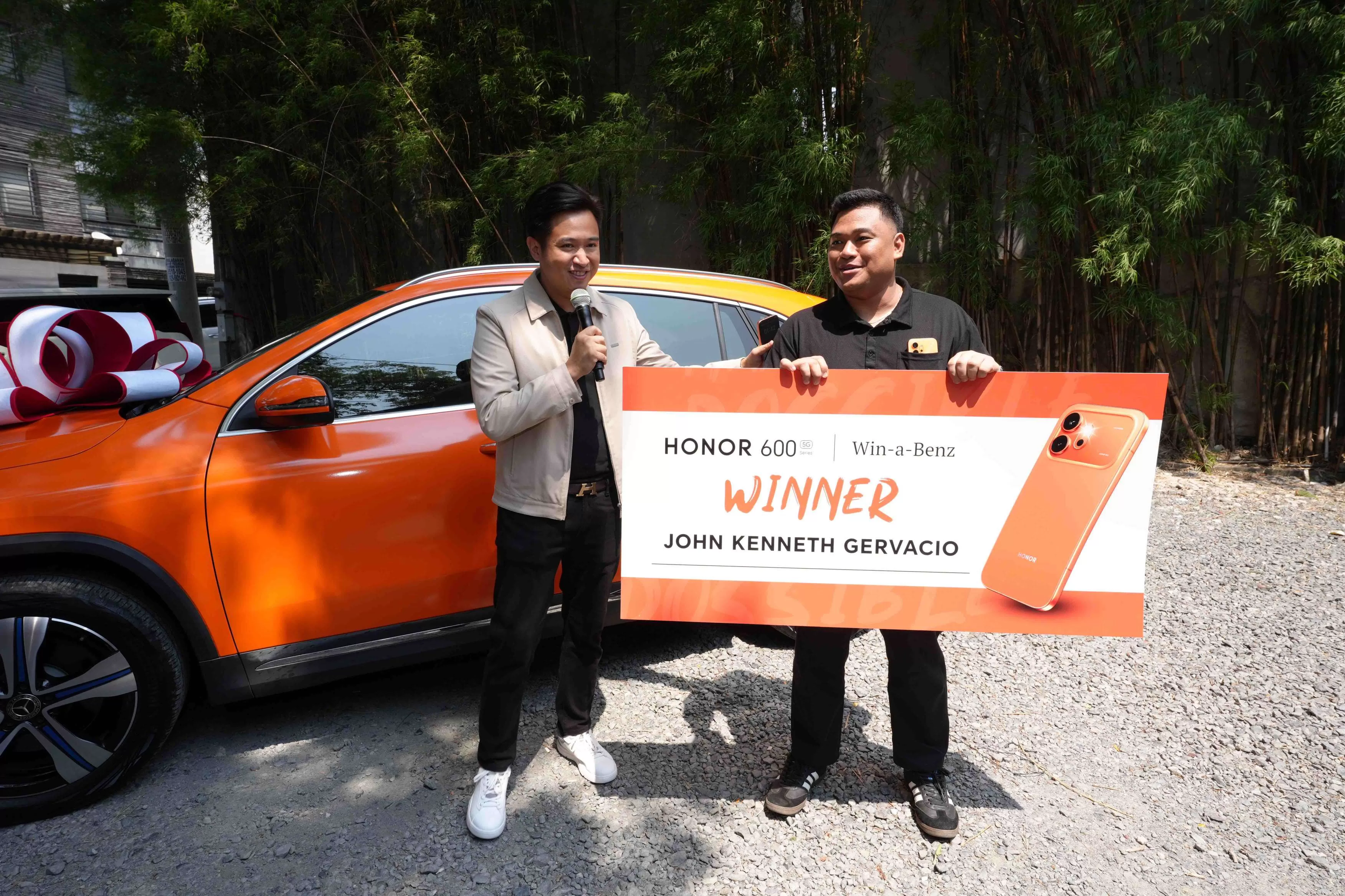 Lucky HONOR 600 owner snags brand new Mercedes-Benz EQA
