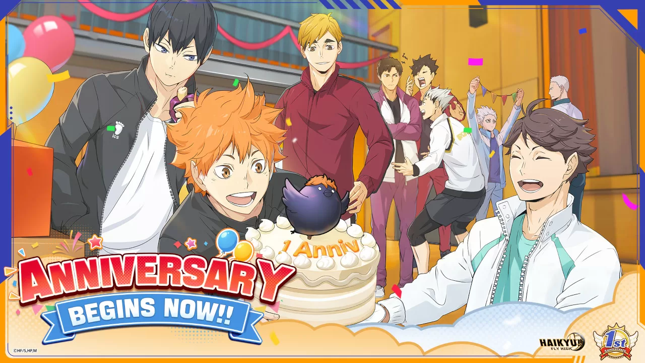 HAIKYU!! FLY HIGH is celebrating its 1st anniversary with new characters and rewards - UnGeek